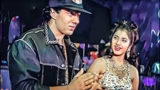 Saat Samundar Paar ♥️ Sunny Deol Divya Bharti Romantic Song ♥️ Sadhana Sargam ( Vishwatma 1992 ) ♥️