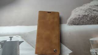 Gennext Case Leather Flip Dompet Untuk Samsung Xiaomi Iphone Casing Kulit Premium