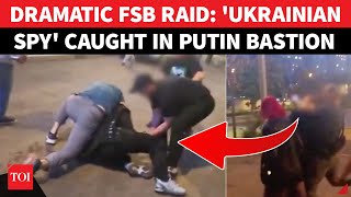 ON CAM: Dramatic Raid Near Putin Home; 'Ukrainian Spy' NABBED By 'Secret' Agents | WATCH screenshot 2