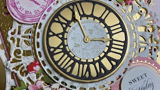 Anna Griffin Clock Dies and Concertina Dies card tutorial. by Shar Cards 2,224 views 2 years ago 18 minutes