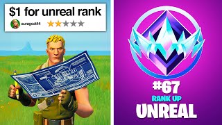 Can a $1 Coach Get Me To Unreal Rank?