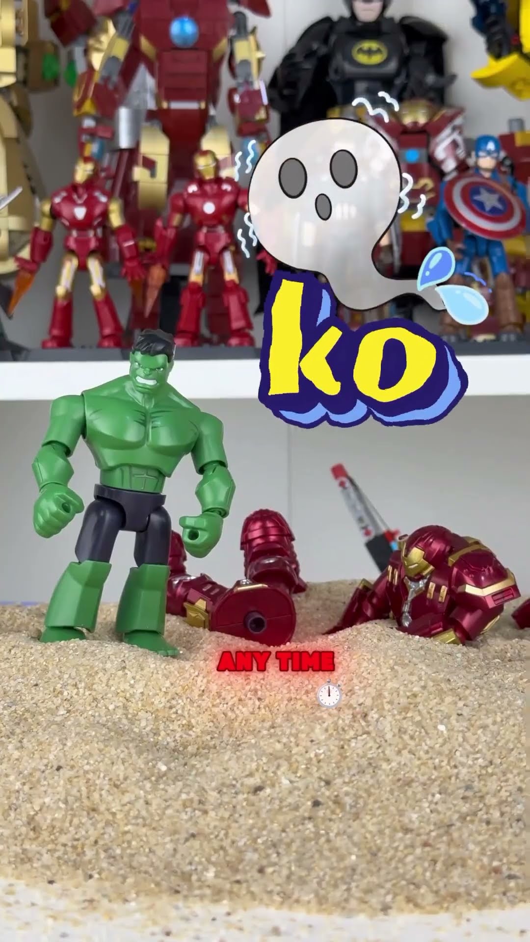 STOP MOTION batman vs daredevil バットマン デアデビル - YouTube