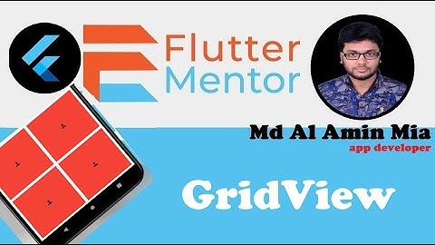 GridView in Flutter || GridView in Flutter Bangla || Bangla GridView flutter || GridView tutorial