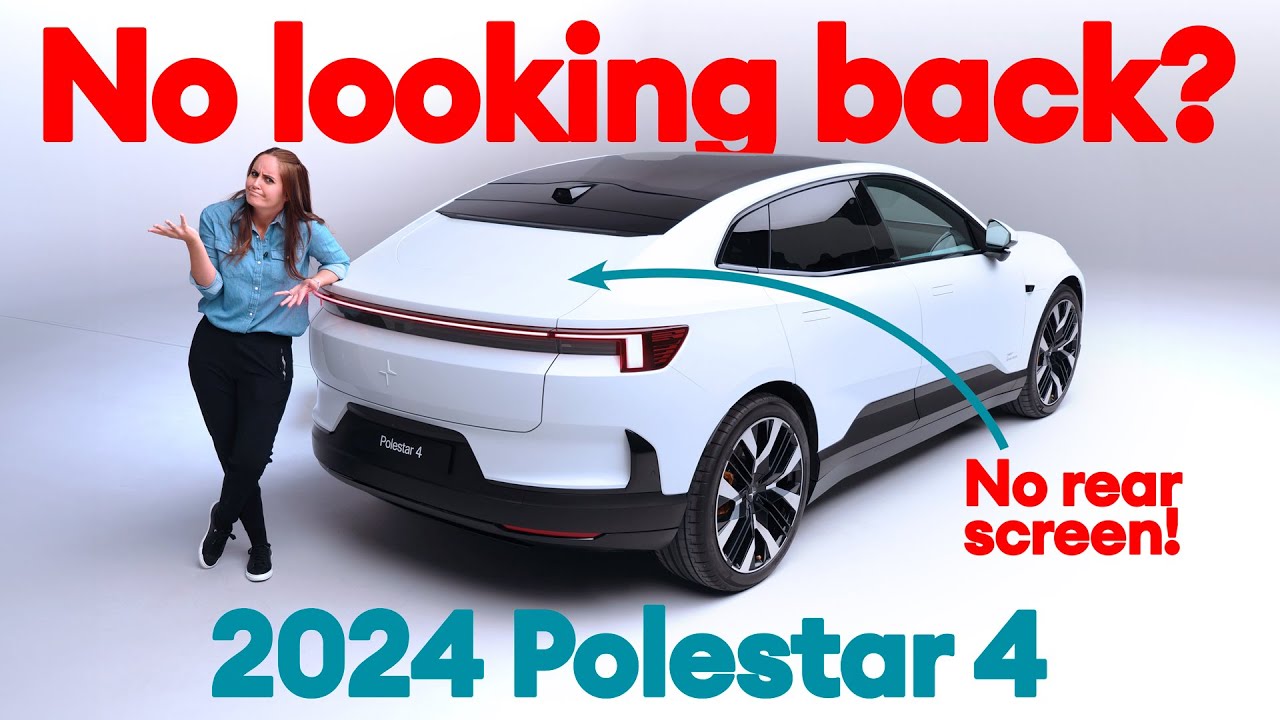 FIRST LOOK: 2024 Polestar 4 - No looking back? Inside Polestar’s crazy newcomer | Electrifying.com