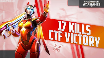 17 KILLS CTF VICTORY WITH SARA! | SHADOWGUN WARGAMES | 1080p 60fps | Android/IOS