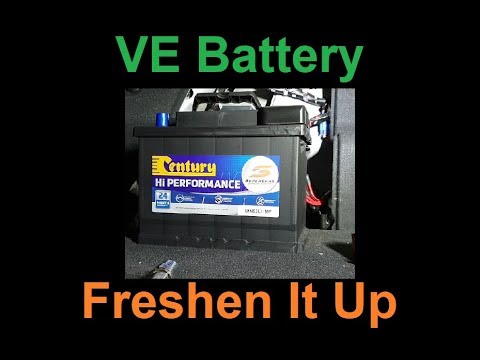 Video: Di mana baterai VE Commodore?