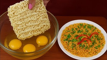 How to Cook Noodles and Eggs! Cook Noodles this way the result is amazing & Easy to Make