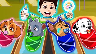 Brewing Cute Baby Factory! Ryder's Daily Life Story  PAW Patrol Ultimate Rescue | Rainbow Friends 3