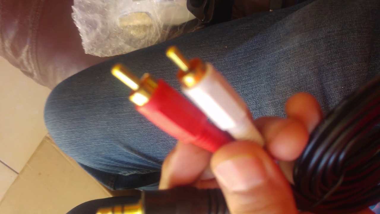 Rca to Aux cable YouTube