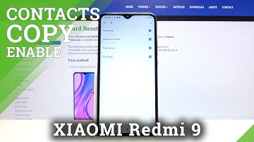 How to Copy Contacts in XIAOMI Redmi 9 – Transfer SIM Contacts