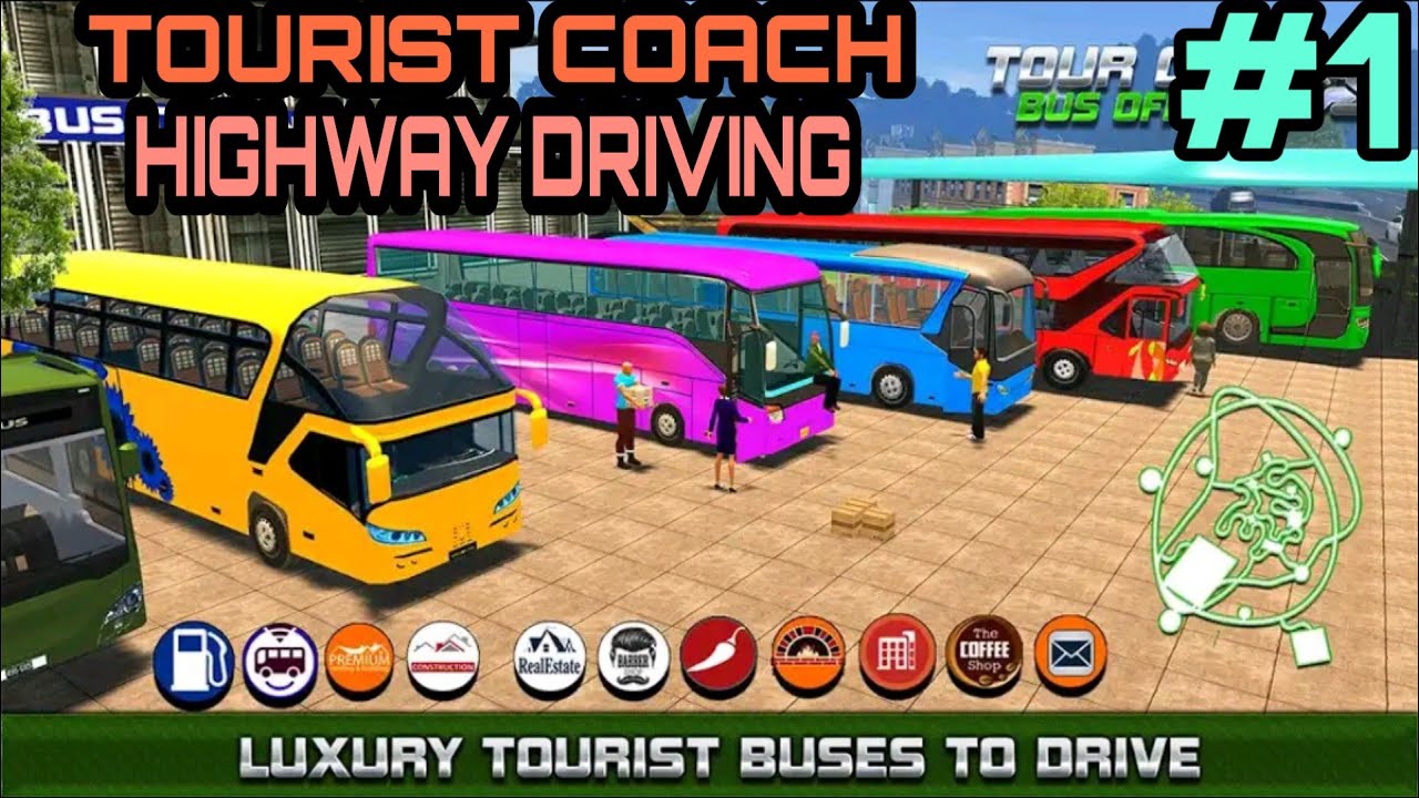 Tourist Coach Highway Driving - android gameplay -#1