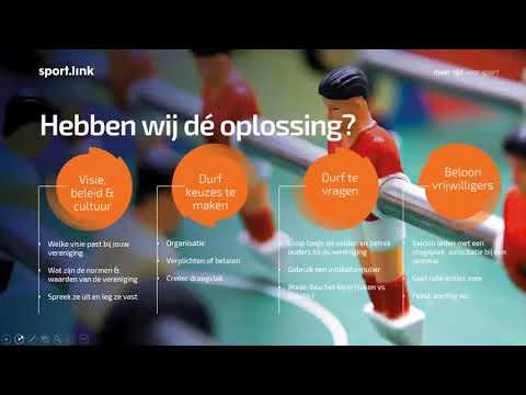 Uitleg over Club.Trainingen en Club.Vrijwilligers