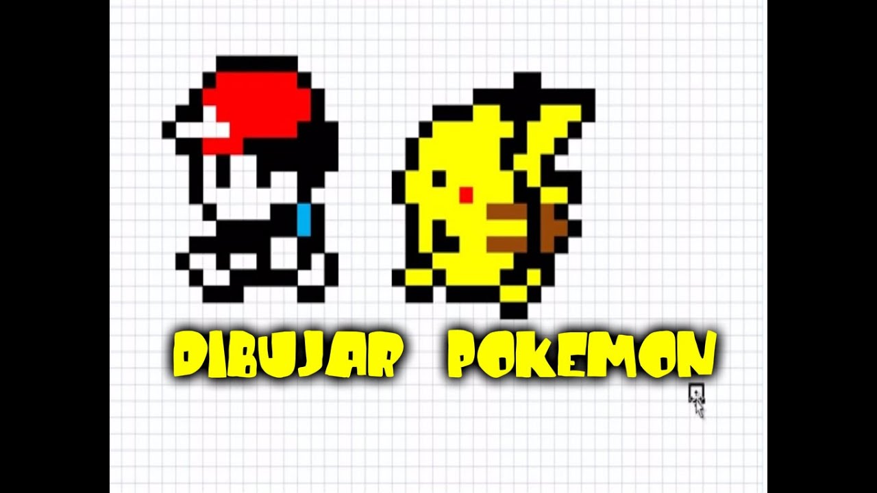 Como Dibujar Pokemon Para Minecraft Pixel Art