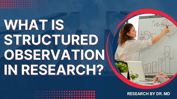 What is structured observation in research?