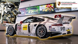CHECKING OUT PORSCHE GT PROTOTYPE CARS w/ FULL SIZE DVA MECH?! | Porsche Experience Center LA