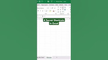 4 Secret Excel Dragging Shortcuts You Didn’t Know! (Move Data in Any Direction) #shorts