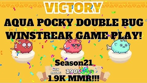 1.9K MMR DOUBLE BUG GAME PLAY | Axie Infinity