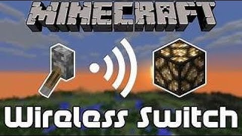 How To Make A Wireless Button in Minecraft