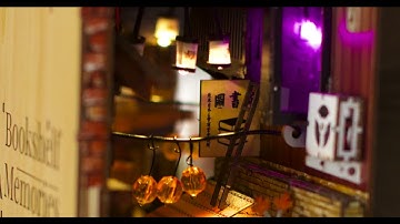 Tokyo Alley DIY 3D Book Nook Kit