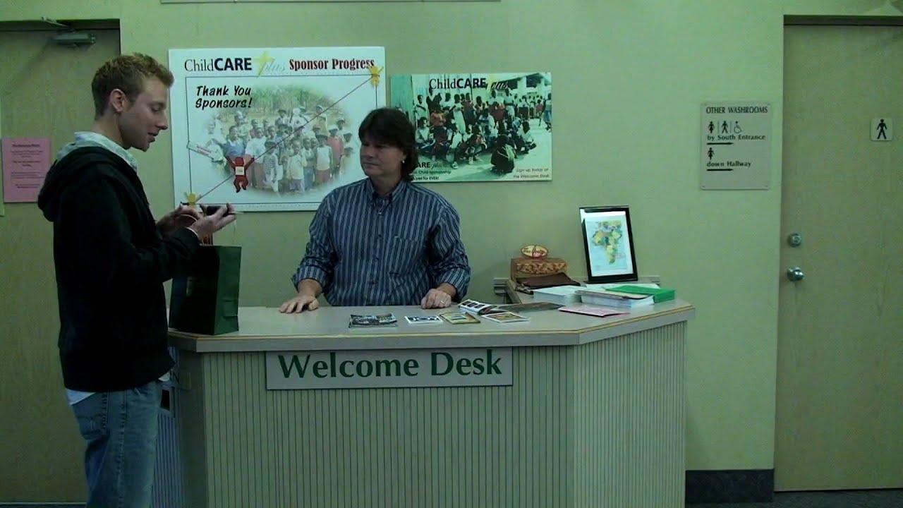 Cedarview Community Church Welcome Desk Video Youtube