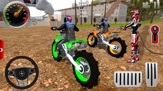 Juego de Motos - Dirt Track Racing 2024 - Motos de Carrera Android / IOS Gameplay