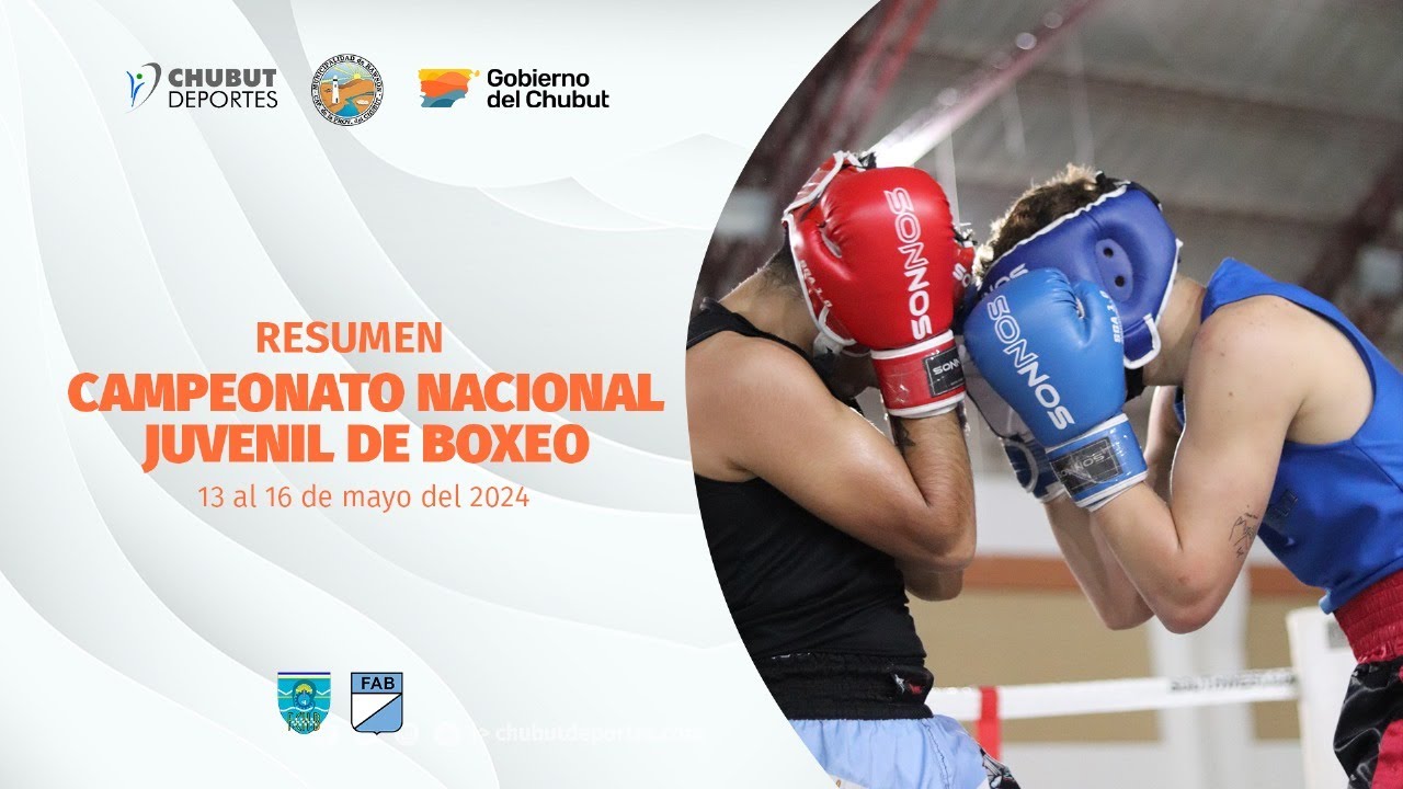Campeonato Nacional Juvenil de Boxeo en Rawson - YouTube