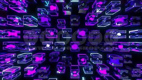 Neon Pixels - VJ Loop Pack (4in1)
