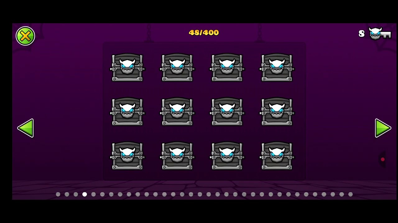 Unlocking demon chest and demon king.