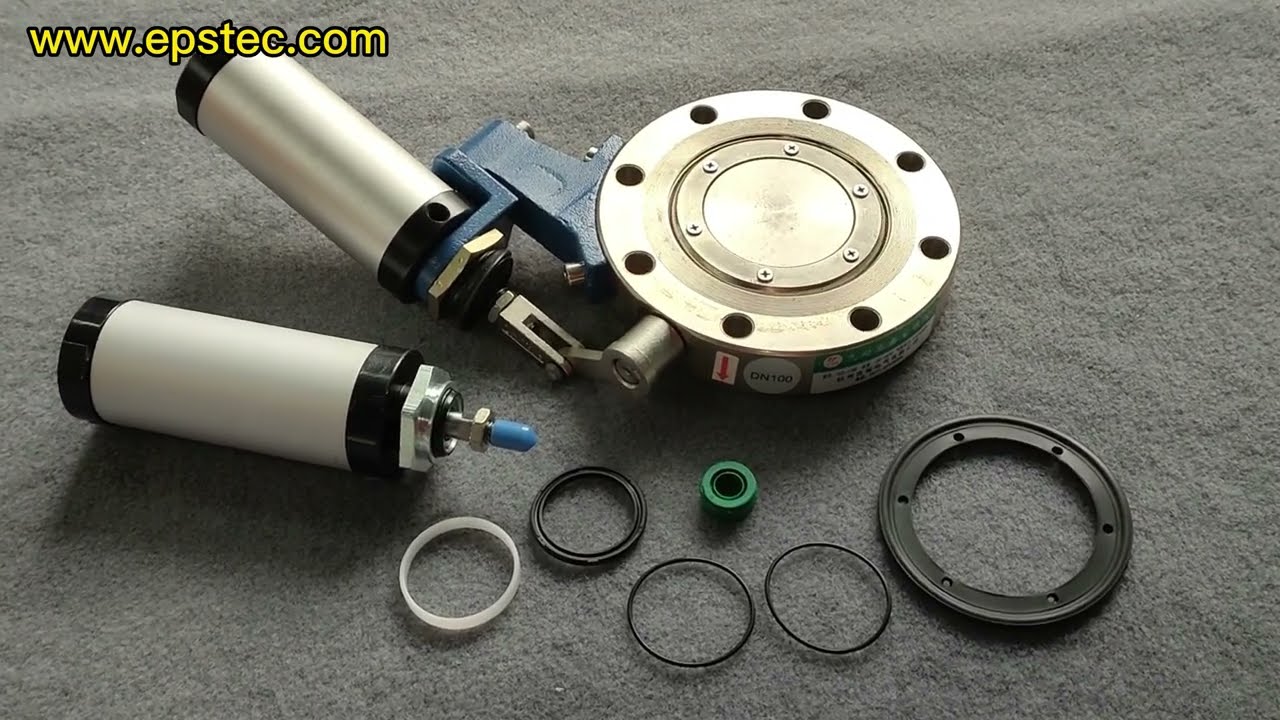 EPS machine spare parts | DN100 Butterfly valve with sealing ring