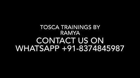 Tosca Interview Questions