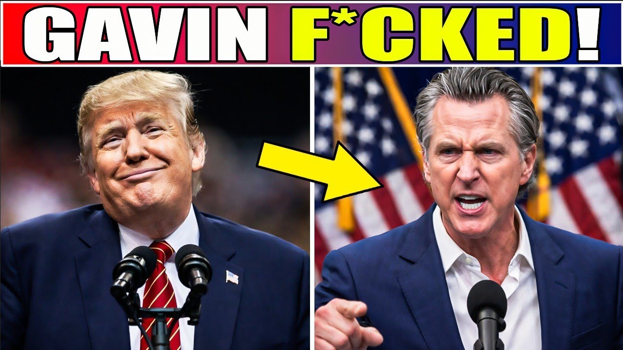 Gavin Newsom FREAKS OUT As Trump Exposes Him After His Interview! 