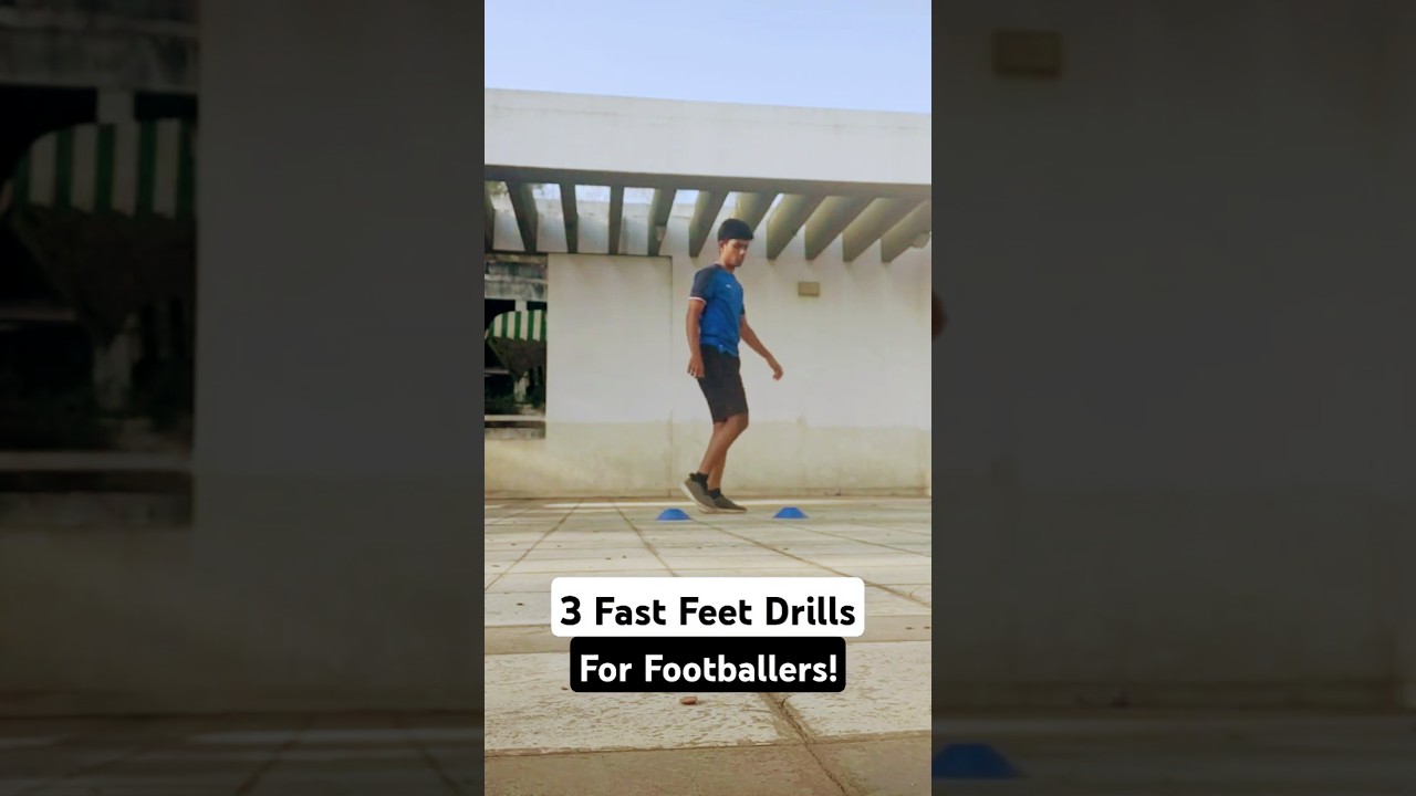 Level Up Your Game: 3 Essential Fast Feet Drills For Football! #football #footballdrills #soccer