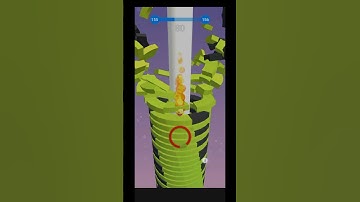 Stack Ball Level 155 Complete In 15 Second #stackball #shorts