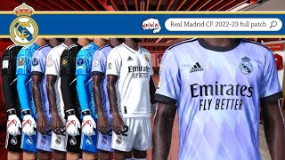 PES2021 Real Madrid CF 2022/23 (sider version) - complete kit - complete patch