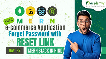MERN Stack E-commerce Application | Part #11 Forget Password with Reset Link | MERN Stack Tutorial