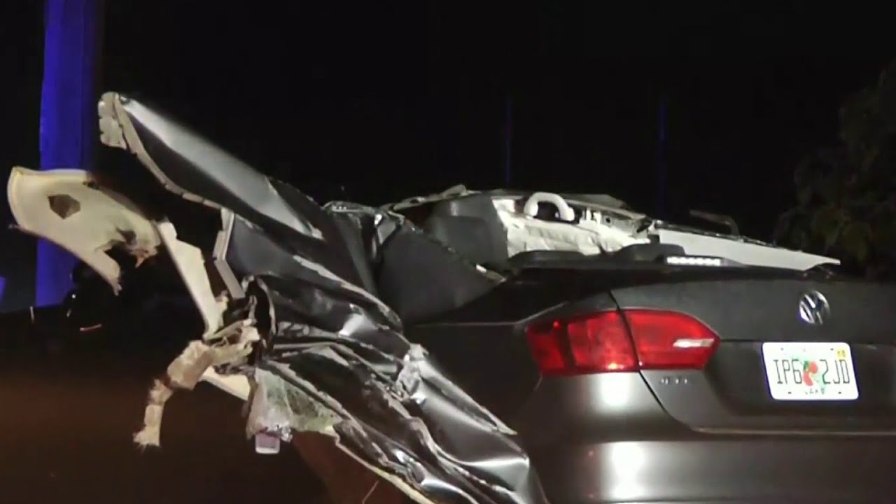 Two cars involved in fatal headon crash in Orange County YouTube