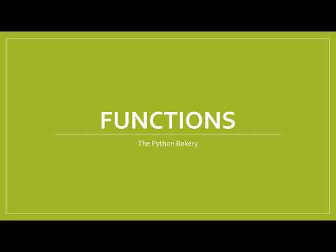 Chapter 2 Primer) Functions (Bart)