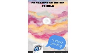 Painting Pink Cloud With Android Apps || Android Digital Painting || Tutorial Painting
