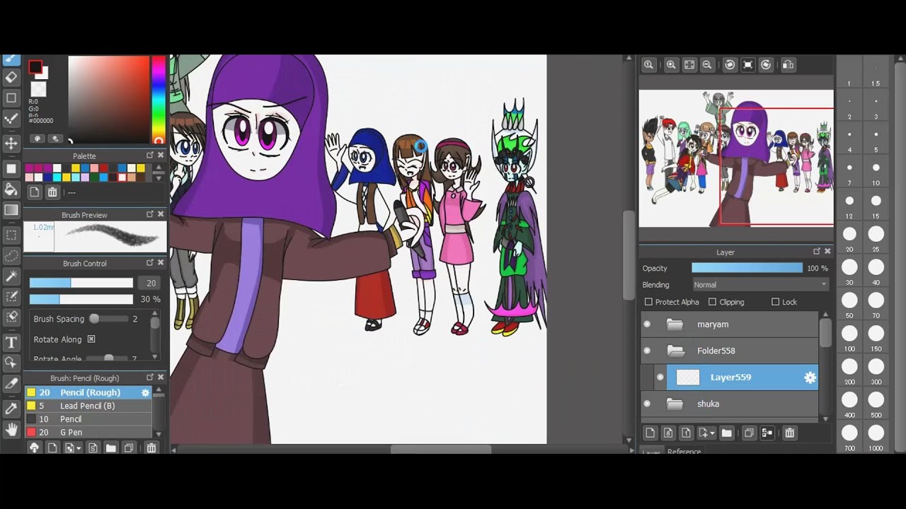 Youtube banner drawing process part 13 - YouTube