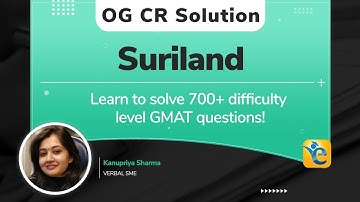 "Suriland" GMAT Official Guide Solution - Learn the fundamental aspects of Weakeners - CR question