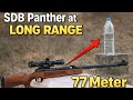SDB Panther at 77 Meter 😱 | Ultimate Long Range Plinking Test