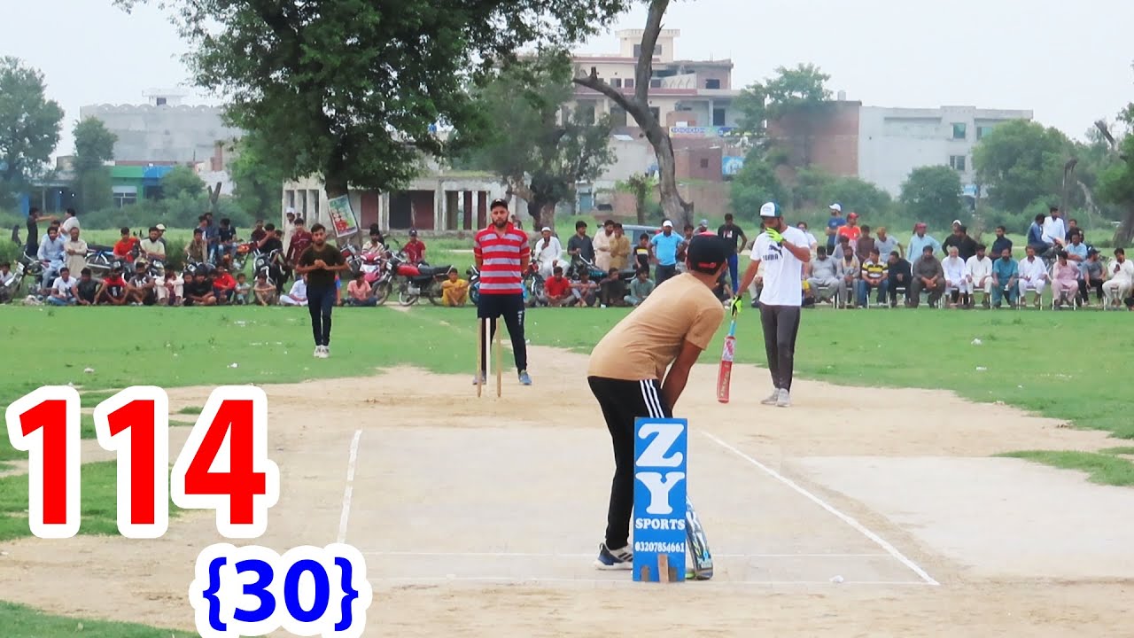 114 RUNS NEED 30 BALLS USAMA ALI VS ARSLAN BUTT BUNTO BHAI VS MUZAMMIL ...