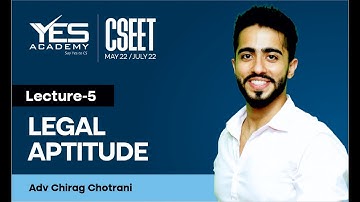 CSEET Legal Aptitude (Lecture 5) | CSEET May 22/July 22FREE Batch | Adv Chirag Chotrani
