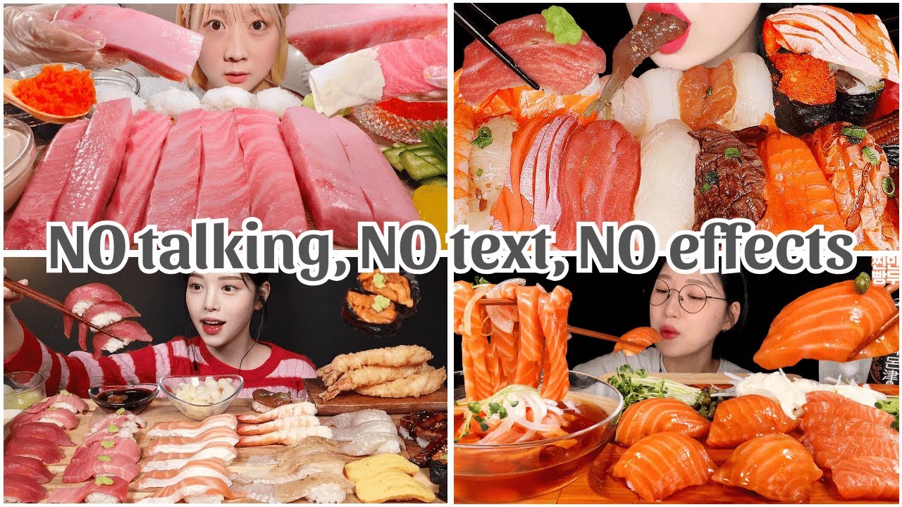 non-stop mukbang shusi compilation | mukbang compilation | asmr eating