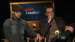 BAD TEACHER: Justin Timberlake  Jason Segel discuss 'sexy' teachers