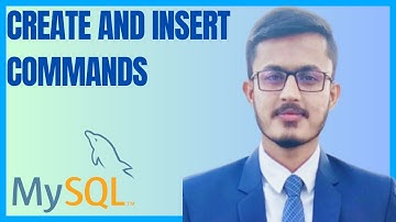 Create and Insert commands MySQL Tutorials for beginners in Urdu/Hindi.