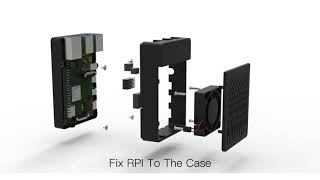 ABS Case for Raspberry Pi 4B CodeName:H4