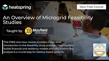 New Free Course Preview: An Overview of Microgrid Feasibility Studies