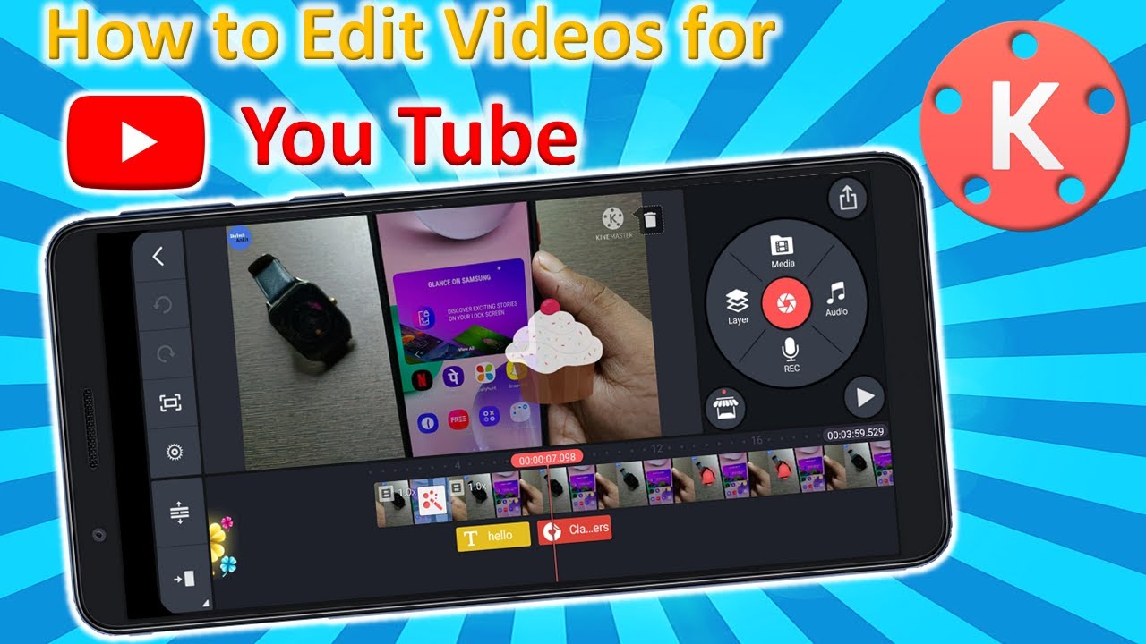 mobile se video edit kaise kare | how to edit video for you tube ...
