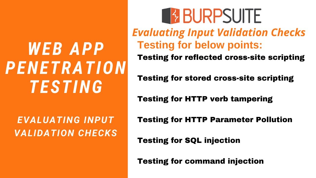 Web App Penetration Testing - #8 - Evaluating Input Validation Checks ...